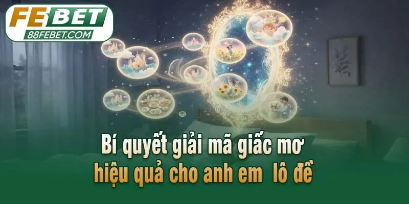 Bí quyết giải mã giấc mơ hiệu quả cho anh em lô đề