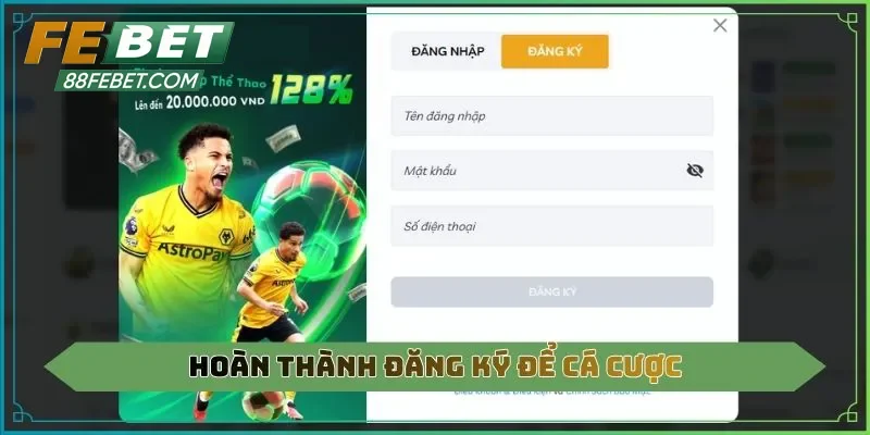 Đăng ký tài khoản nhanh chóng