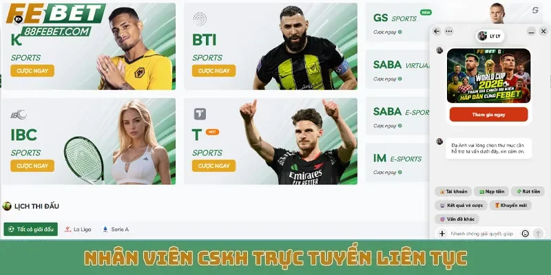 Hỗ trợ trực tuyến